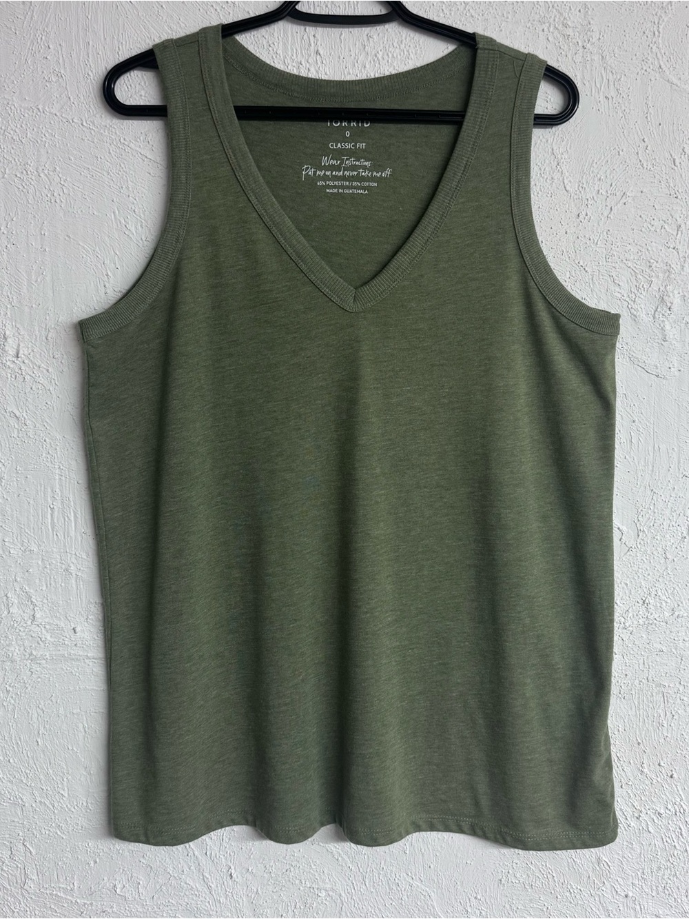 *NWOT* Torrid Girlfriend Signature Jersey V-Neck
Sleeveless Tank Top Size Large